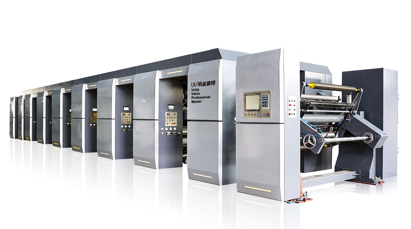 單色機組排列式無溶劑凹版印刷機